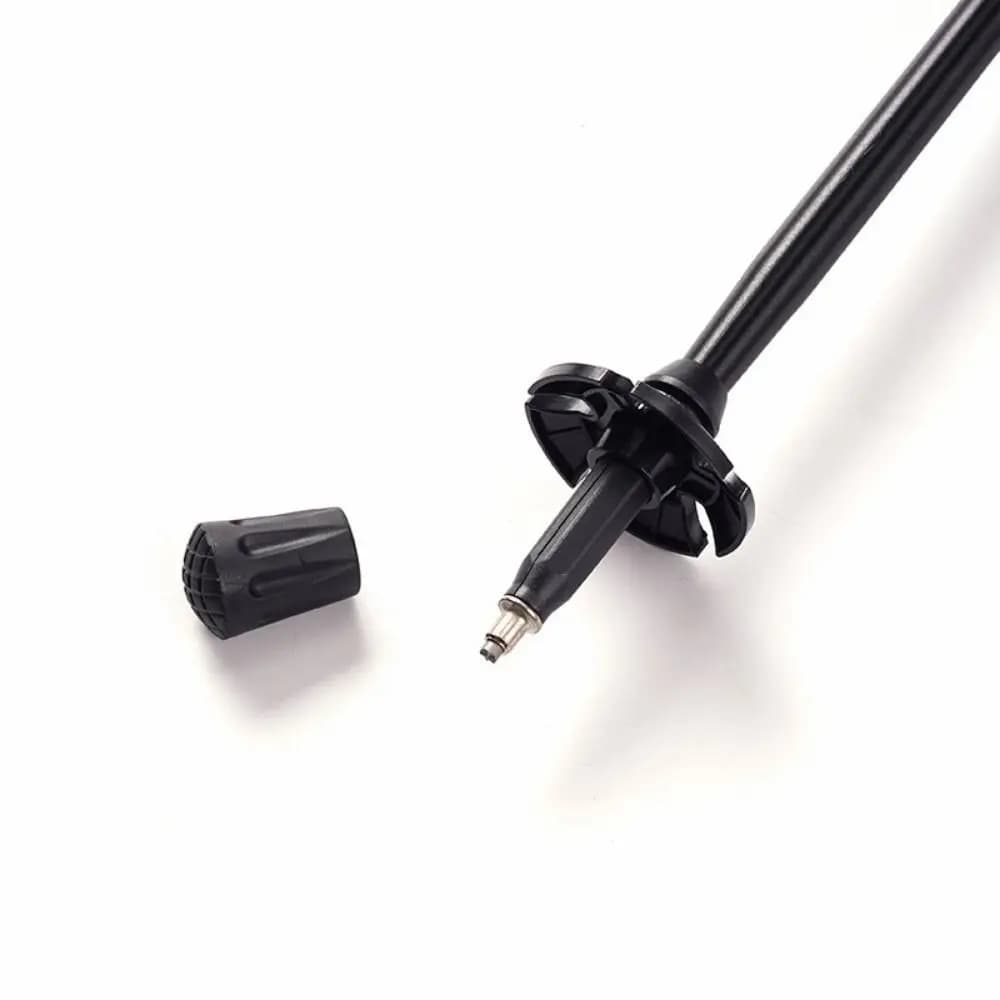 Balance Support Aluminum Outdoor Trekking Poles EVA 5 Section Cross Country Cane Telescopic Folding Wading Staff Women
