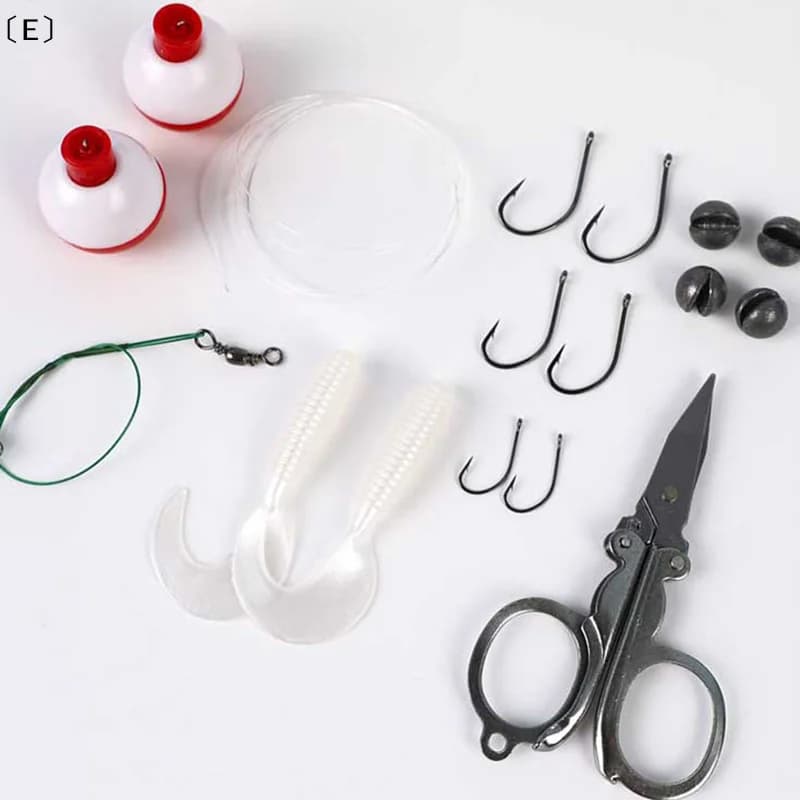 ▷24 Parts/Set Emergency Kit for Fishing, Mini Portable Box for Equipment with Taglierini/Galreaders/Piombi for Bass/Kayak obviouslyWinter5 reasoning