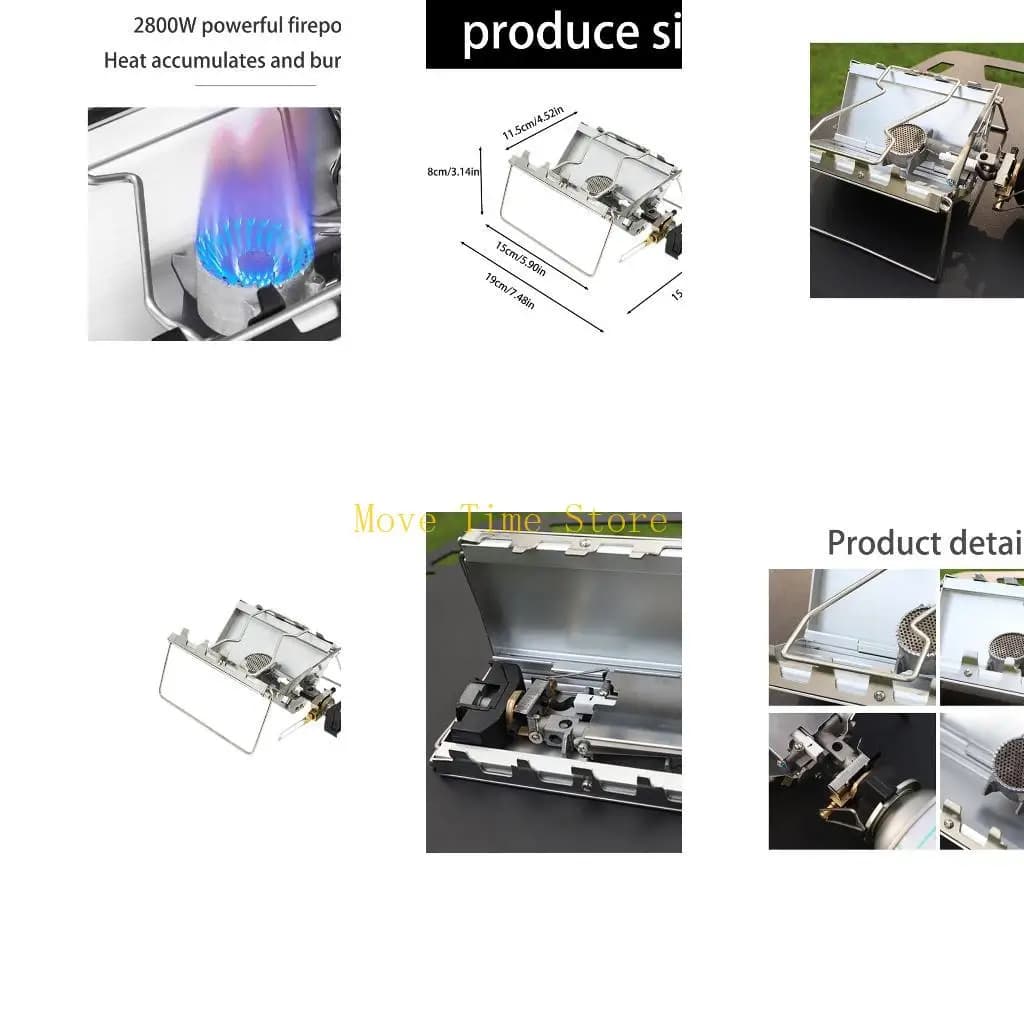 92ME Outdoor Efficient Kitchen Stove Stainless Steel Camping Stove Heavy Type For Lovers