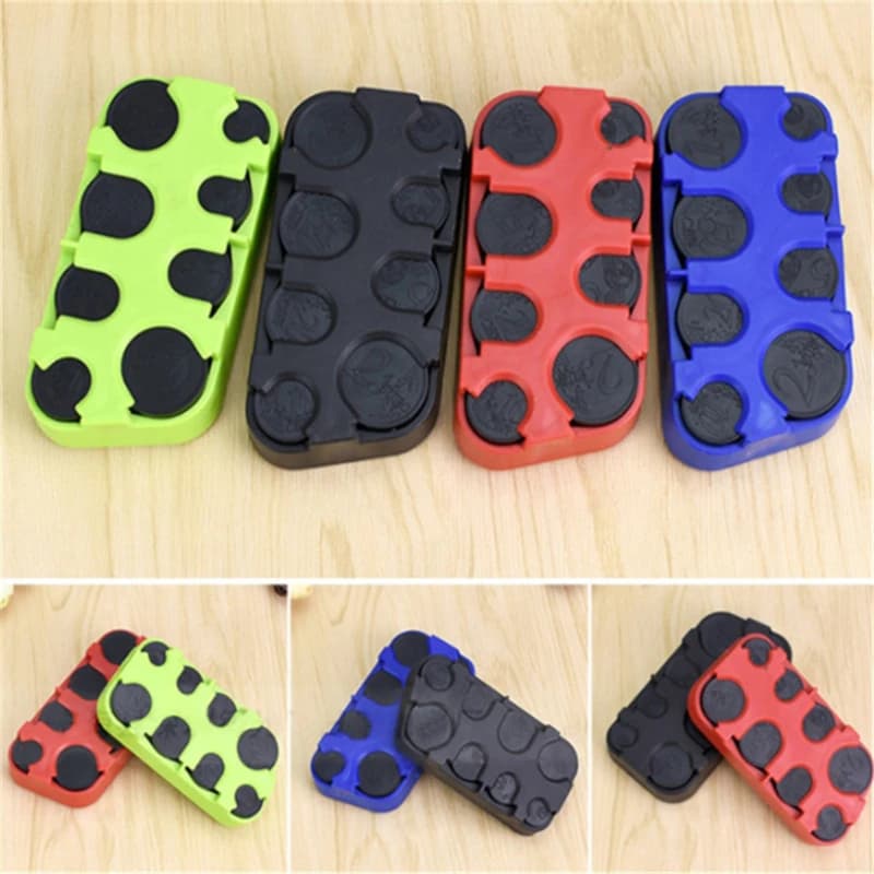 Portamonete in plastica per raccolta monete, portafoglio, organizer, mini dispenser Euro per autobus, taxi, cambio auto
