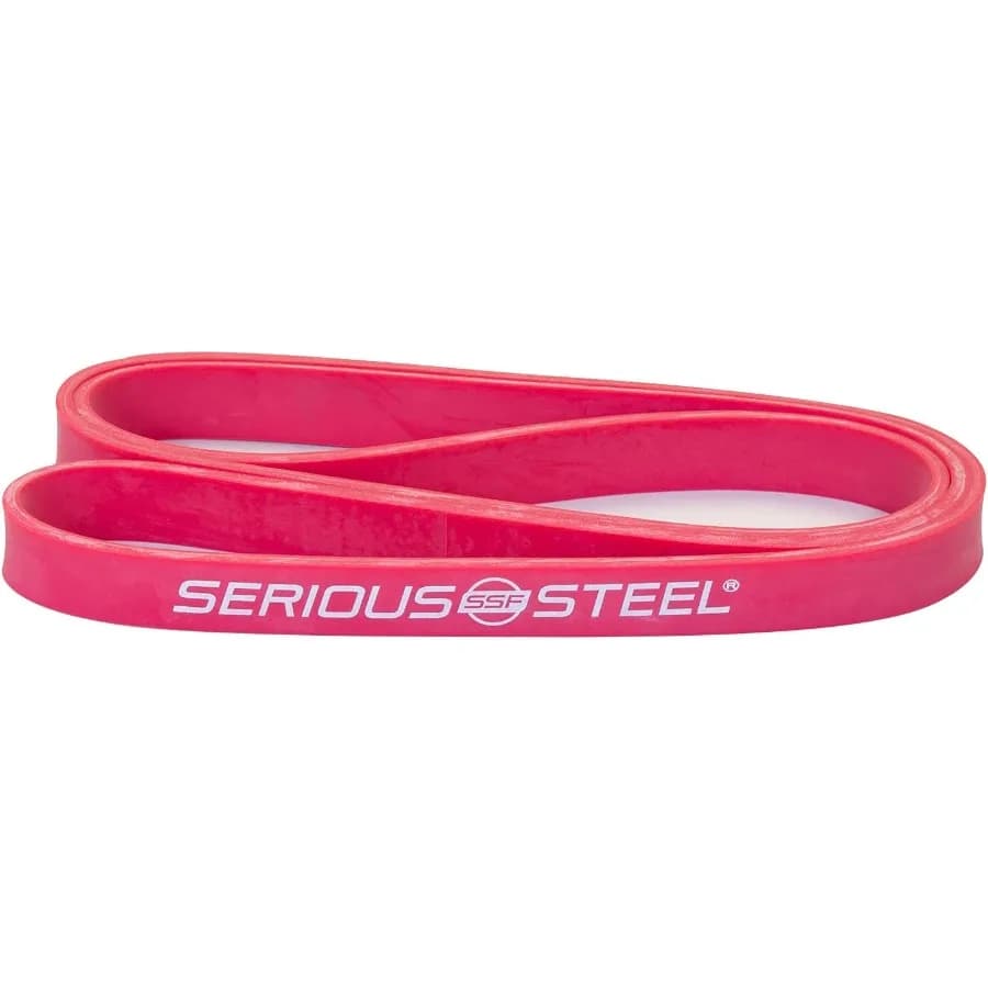 Fasce per allenamento di resistenza da 32" (Bandole per esercizi portatili - Ideali per individuali inferiori a 5'10") - Rosso 10-50 libbre
