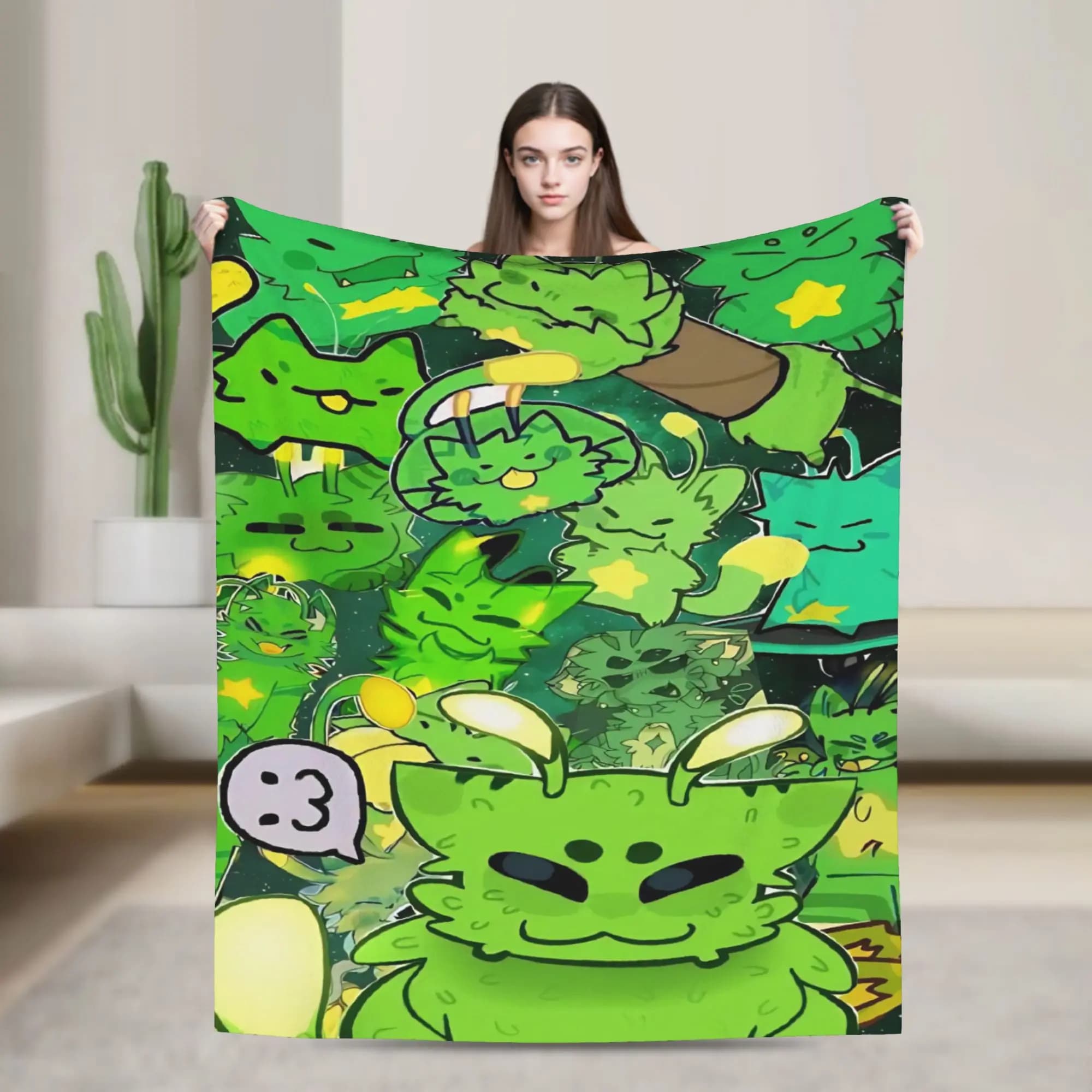 Funny BFDI Animated Cartoon Flannel Blankets Fashion Throw Blanket for Home Hotel Sofa 200x150cm Plush Thin Quilt