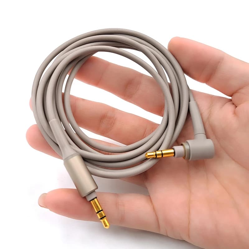 WH-1000XM3 Sony MDR-1A 1AM2 compatible audio exchange cable with noise cancellation Technica M50xBT2 wireless headphones