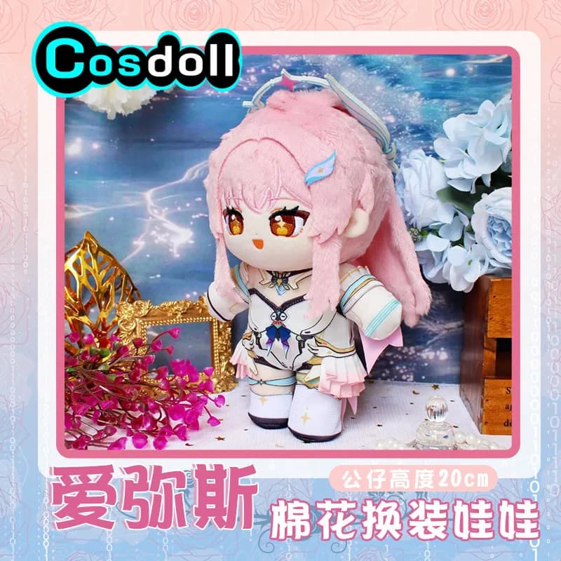 Peluche Originale Wuthering Waves Aemeath da 20 cm, Bambola Imbottita, Cuscino, Ornamento Cartoon, Personaggio Anime, Giocattolo, Regalo per Bambini