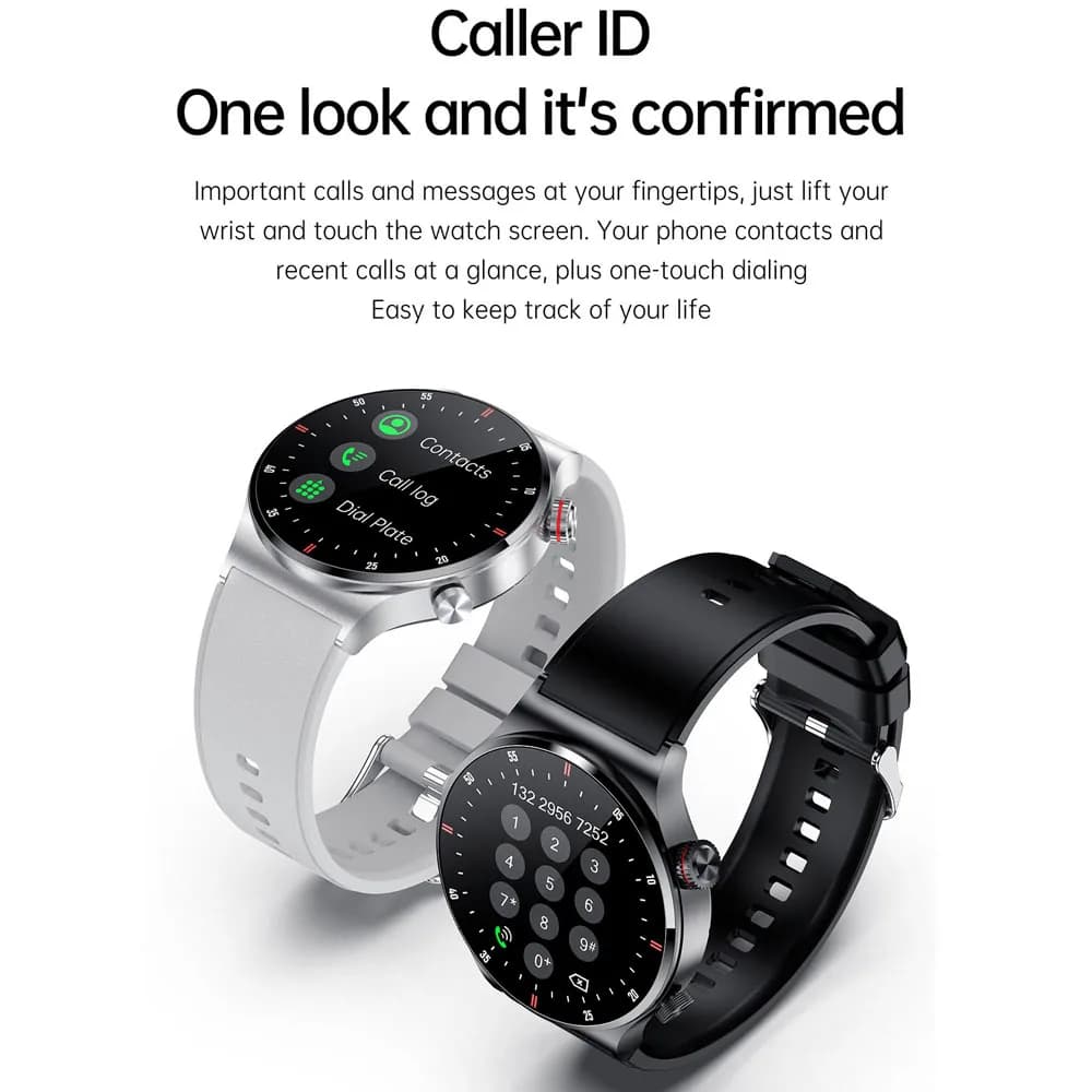 Smartwatch Nuovo per Uomo con Chiamate Bluetooth, NFC, Monitoraggio Frequenza Cardiaca, Sonno e Salute, Orologio Sportivo Fitness Tracker per Donna