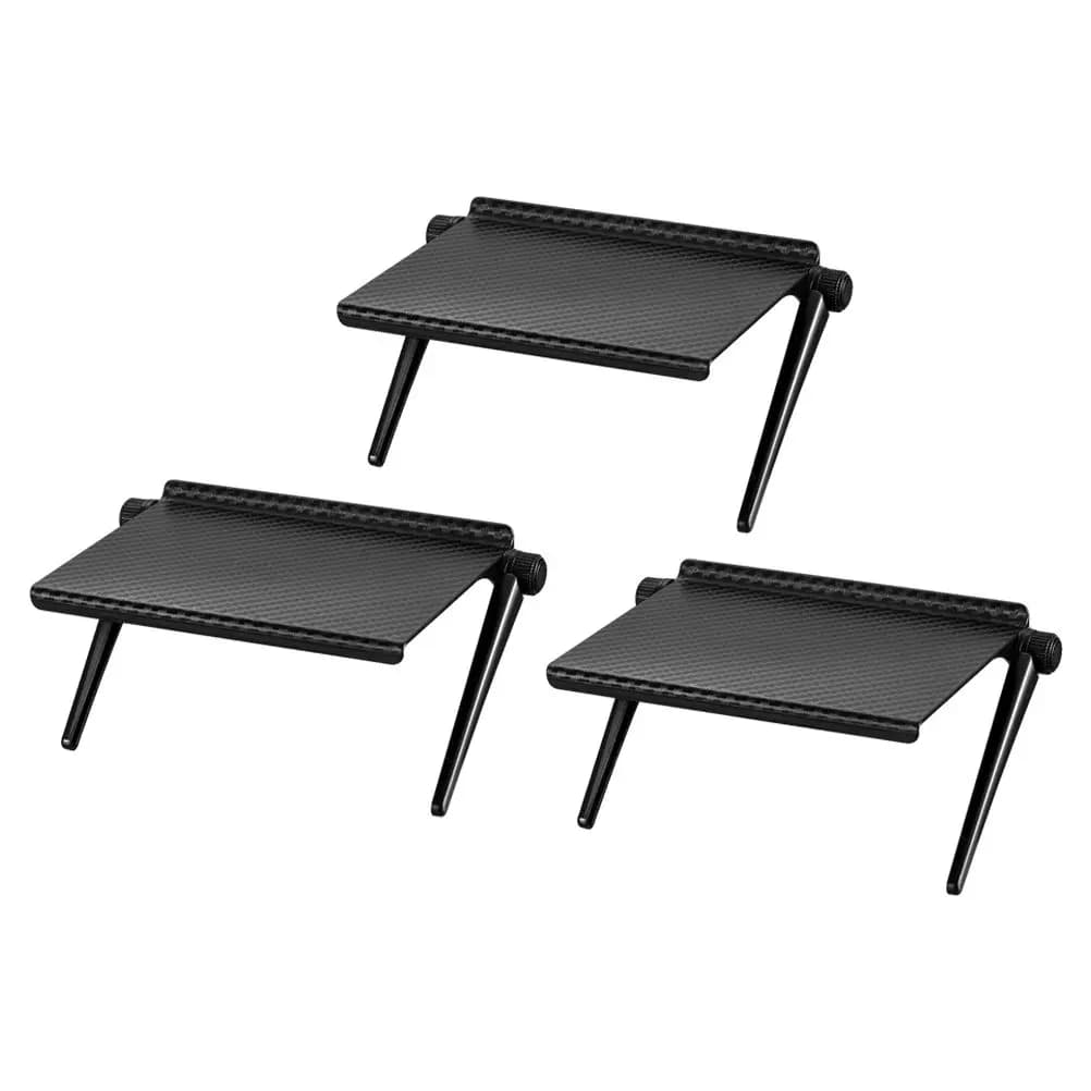 3Pcs Display Screen Storage Rack Easy Fix Plastic TV Top Shelf Monitor Holder Router Stand Organizer TV Top Rack Shelf
