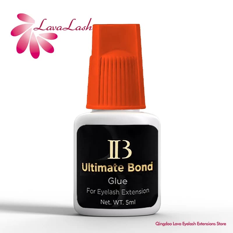 1 bottle I-Beauty Korea IB Ultimate Bond Colla Individual Eyelash Extensions Colla Orange 5ml Collar for Fake Eyelashes Makeup Tools