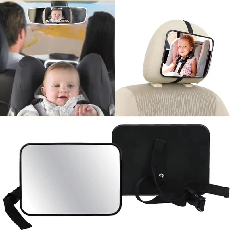 Specchietti Retrovisori Universali per Auto per Bambini, Monitor di Sicurezza Interno per Poggiatesta, per la Sicurezza dei Bambini Durante la Guida