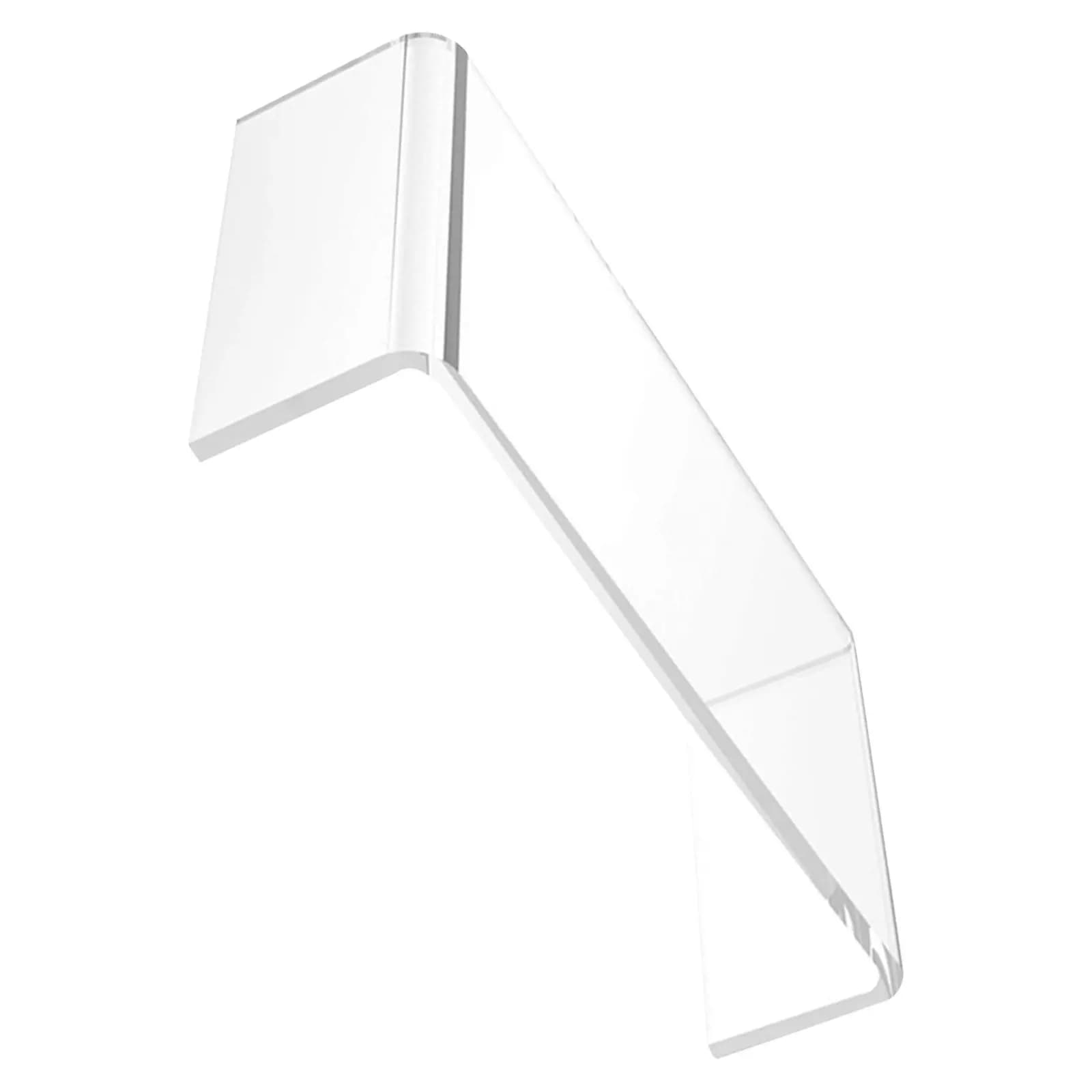 Acrylic Clear Monitor Stand Transparent Laptop Computer Riser Stand Desktop Monitor Lifting Rack Ergonomic Heightening Organizer