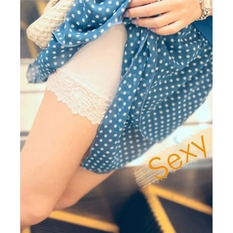 Womens Safety Shorts Soft Lace Seamless Breathable Leggings Pants Shorts