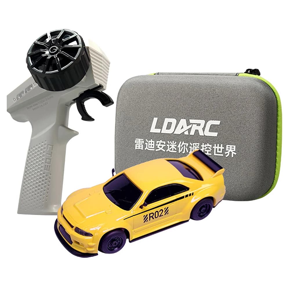 LDARC R02 Mini Rc Sport 1/64 Simulato Elettrico Modello di Controllo Remoto Auto Da Tavolo RTR 2.4G Adulti Per Bambini Giocattoli Regalo