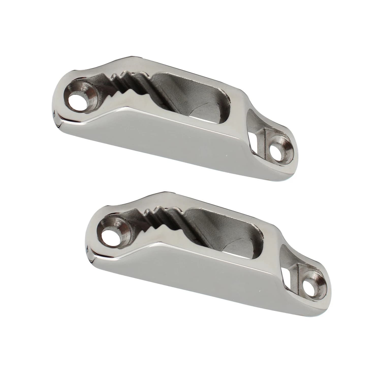 2 pezzi in acciaio inossidabile 316 di grado marino 18mm * 82mm tacchetta per vongole per corda per yacht per barche sostituire per corda 6mm