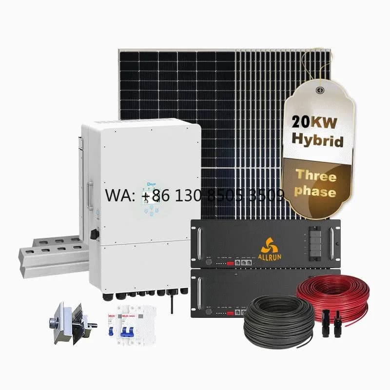 Sistema Solare Ibrido da 20KW con Pannelli Solari, Batteria e Inverter Monofase per Casa