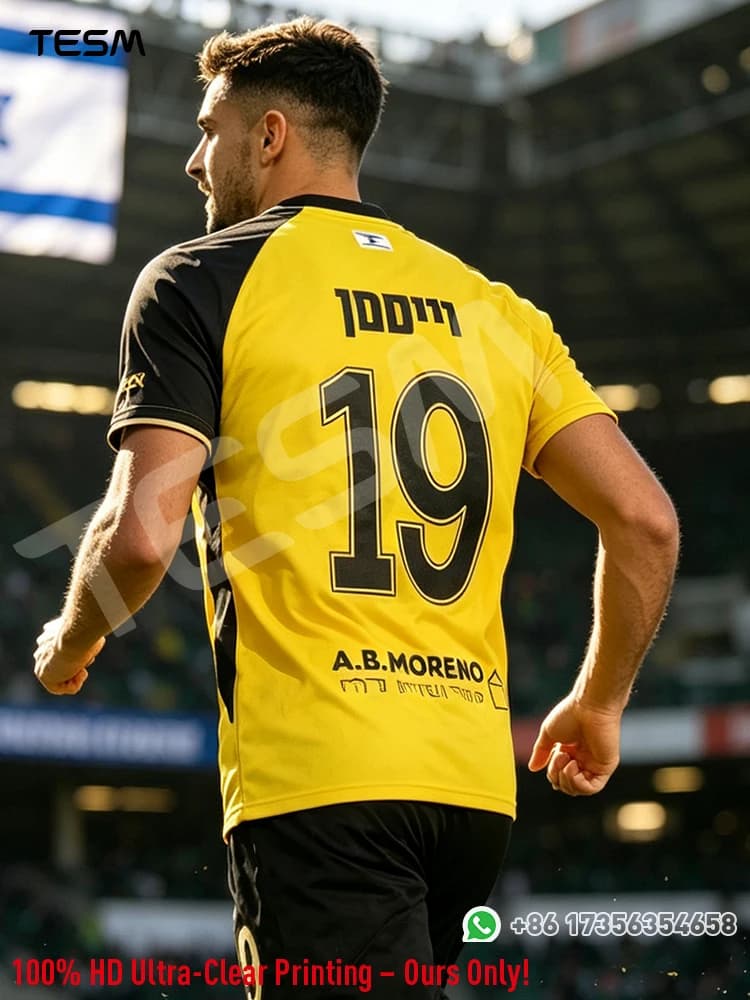 NO. 19 Print Football Jersey Men Short Sleeve Soccer Training T Shirt Breathable Sports Uniform Fans Match Training Tee