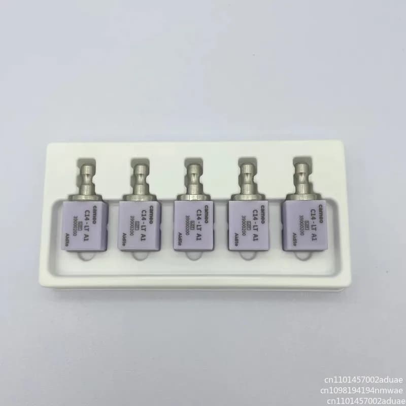 Aidite-Lithium Disilicate Dental Translucency Materials, Ceramic Blocks, Dentistry Lab Materials, Cameo C14 CAD/CAM, 5 PCs/Box