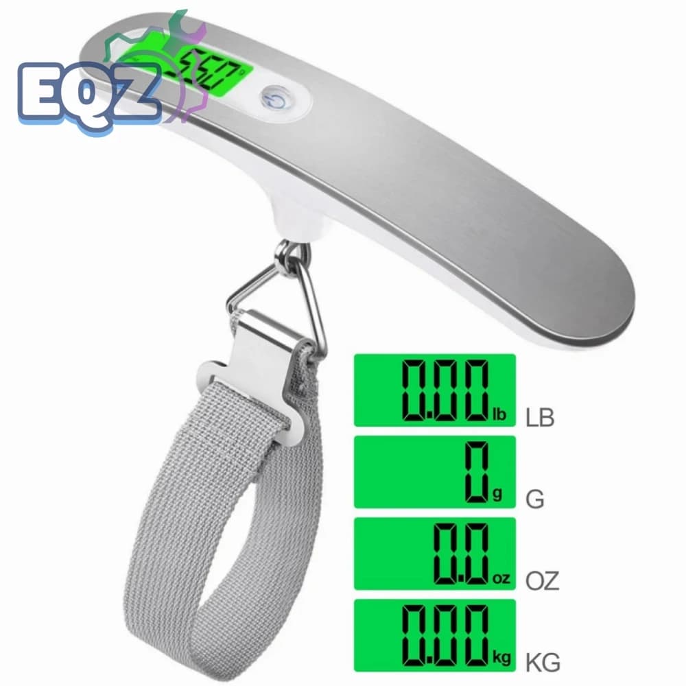 Bilancia digitale LCD per bagagli 50kg X 10g bilancia elettronica portatile bilancia per pesi valigia borsa da viaggio appesa bilancia a gancio Steelyard