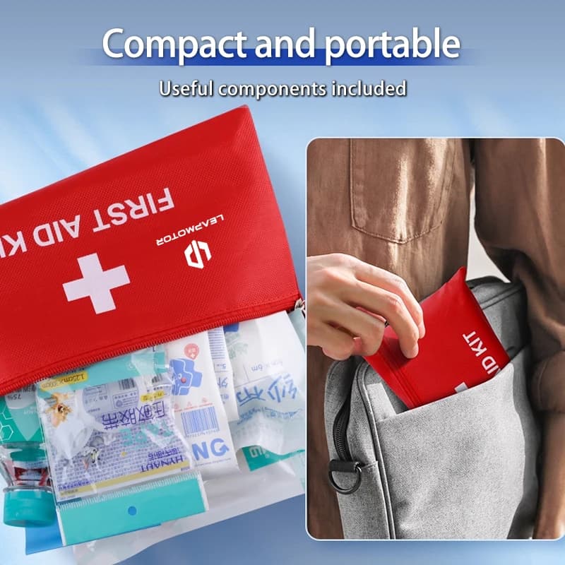 Car Portable First Aid Medical Kit Mini Medicine Storage Bag Emergency Medical Bag For Leapmotor T03 S01 C11 C01 Leap Motor