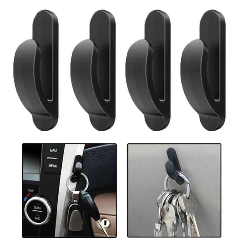 Car Self-Adhesive Hooks Mini Holder Auto Interior Organizer Ornaments Hook Home Bathroom Universal Holder Hooks Car Pendant