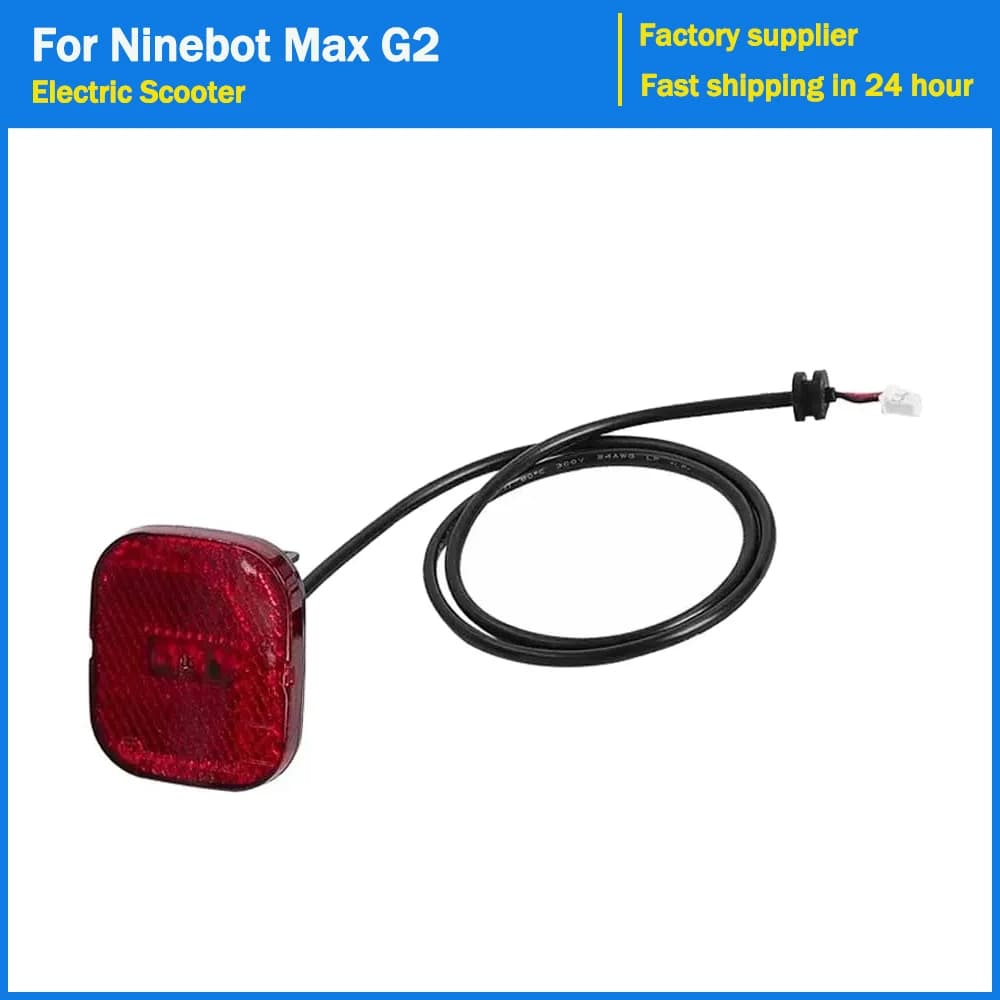 Fanale posteriore parafango posteriore per scooter elettrico Ninebot Max G2 Fanale posteriore freno impermeabile Lampada a LED Parte di ricambio semaforo di sicurezza