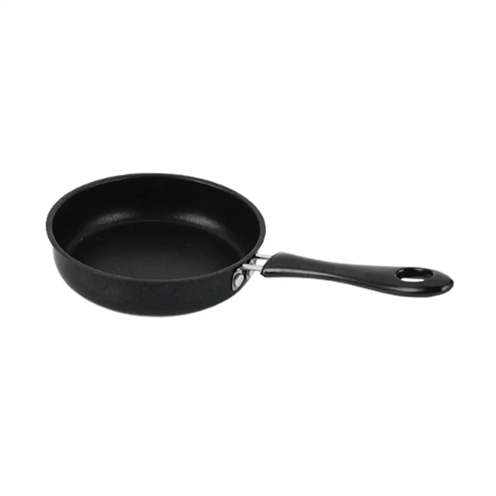 Mini padella da 5 pollici versatile con manico resistente al calore, adatta a tutti i fornelli, padella in ferro per uova, piccola padella per cucinare, utensile da cucina per la casa