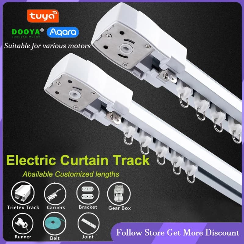 Binari per tende intelligenti Tende per cornici elettriche per Aqara C3 B1 A1 Tuya Wifi Zigbee Motore Sistema di controllo automatico delle tende