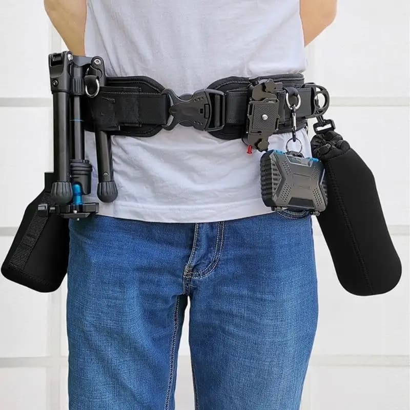 652F Camera Strap Belt Adjustable Quick Release Camera Belt Strap with Buckle