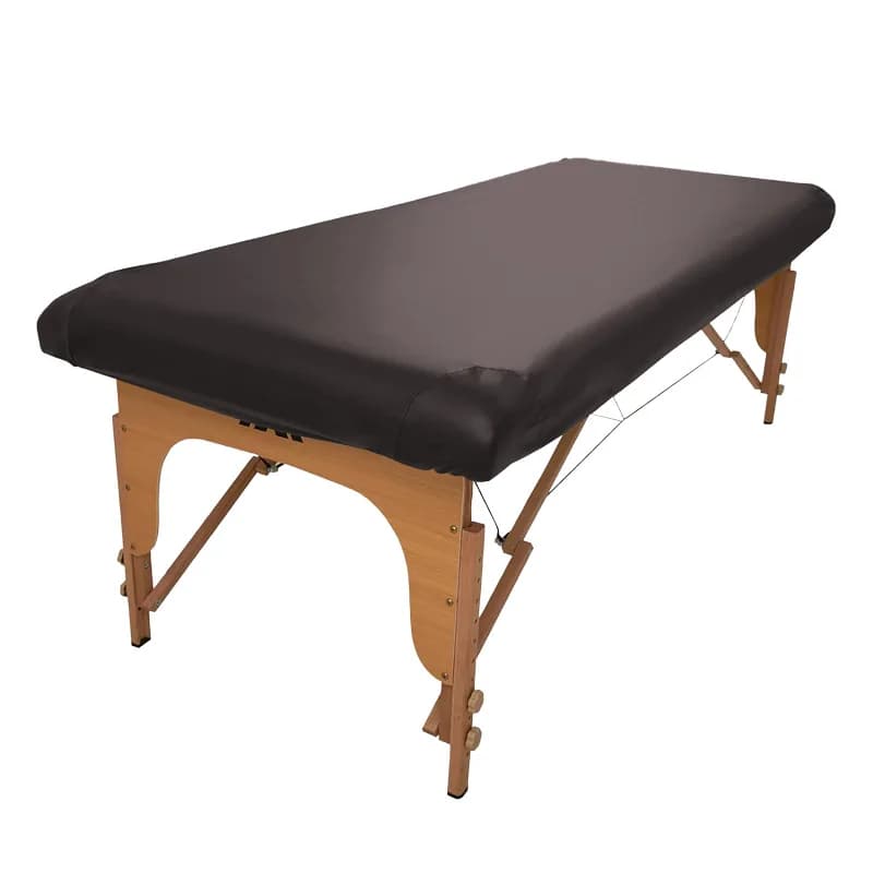 Protezione per la copertura del lettino da massaggio in pelle PU Copertura per lettino da massaggio lavabile Copriletto di ricambio montato per lettino da massaggio Lettino da spa