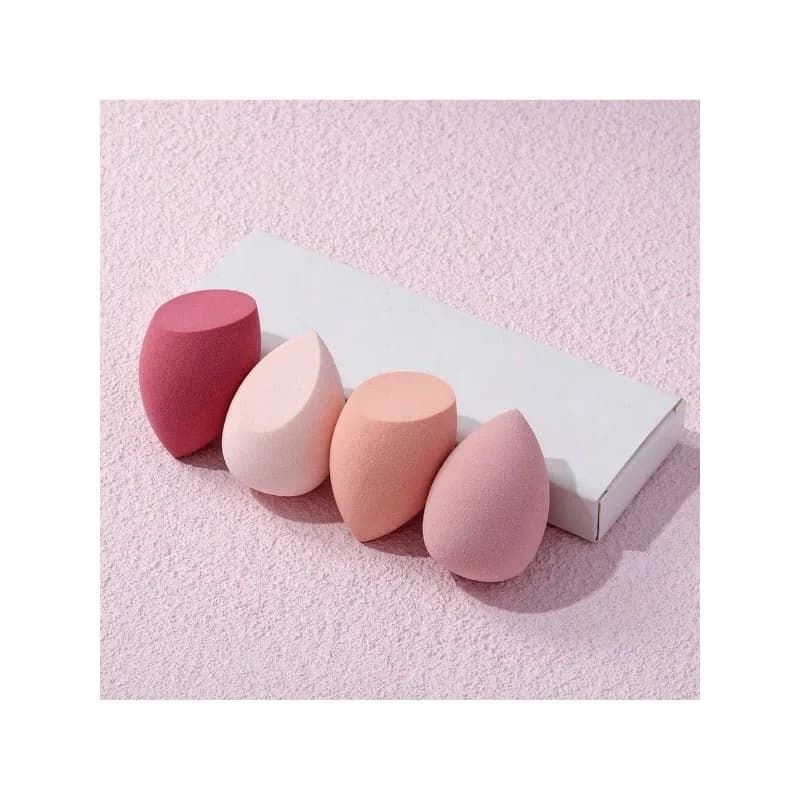 4 pezzi di bellezza uovo trucco spugna frullatori spugne di bellezza applicatore per fondotinta fondotinta soffio cosmetico strumento di bellezza