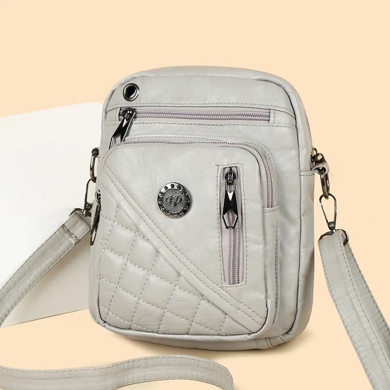 Vintage Small Crossbody Bags for Women, PU Leather Purses and Handbags Designer Shoulder Bag Female Phone Pocket Bag