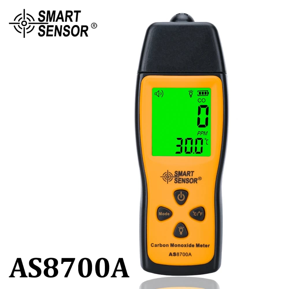 Portable Carbon Monoxide Meter CO Gas Leak Detector Gas Analyzer High Precision Detector Gas Monitor Tester 1000ppm