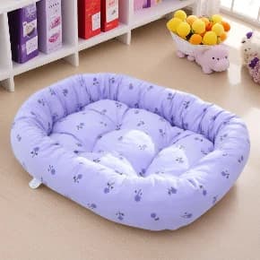Letto per animali domestici pastello Morbido peluche Macaron Colore Letto per cani e gatti Comodo e accogliente nido per gattini per cuccioli per piccoli animali domestici Arredamento per la casa