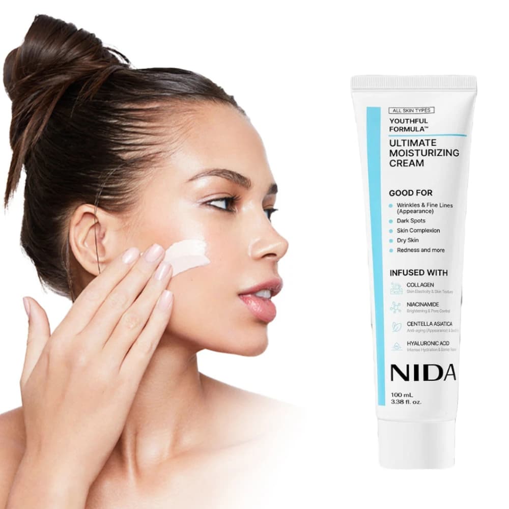 100 ml 3,38 fl. oz. Permanent moisturizing cream to collagen Youth formula Niacinamide Hyaluronic acid Anti-wrinkle cream Skin care