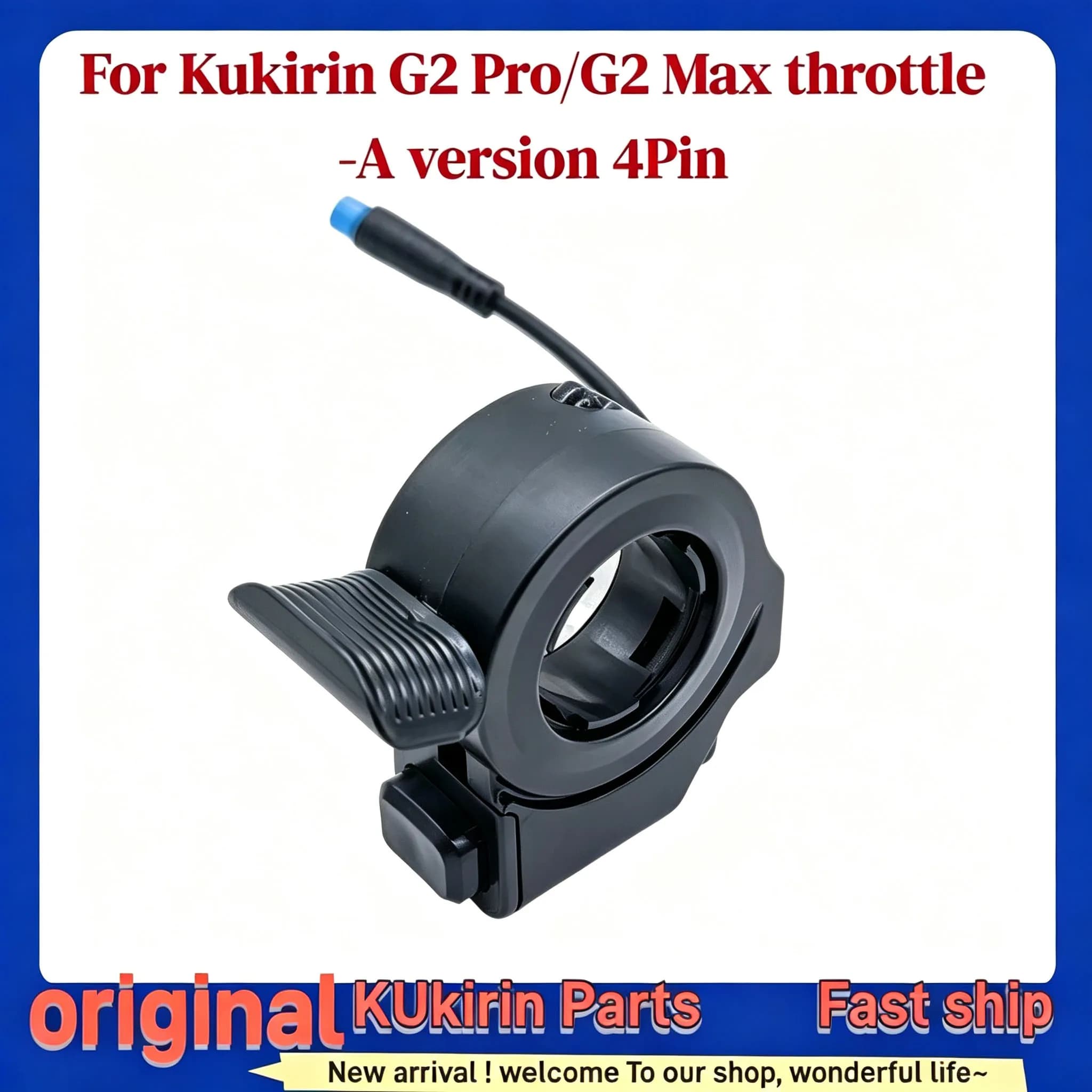 Original Throttle Assembly Accelerator Integrated Part for Kugoo Kukirin G2 Pro / G2Max Kugoo Kirin Electric Scooter
