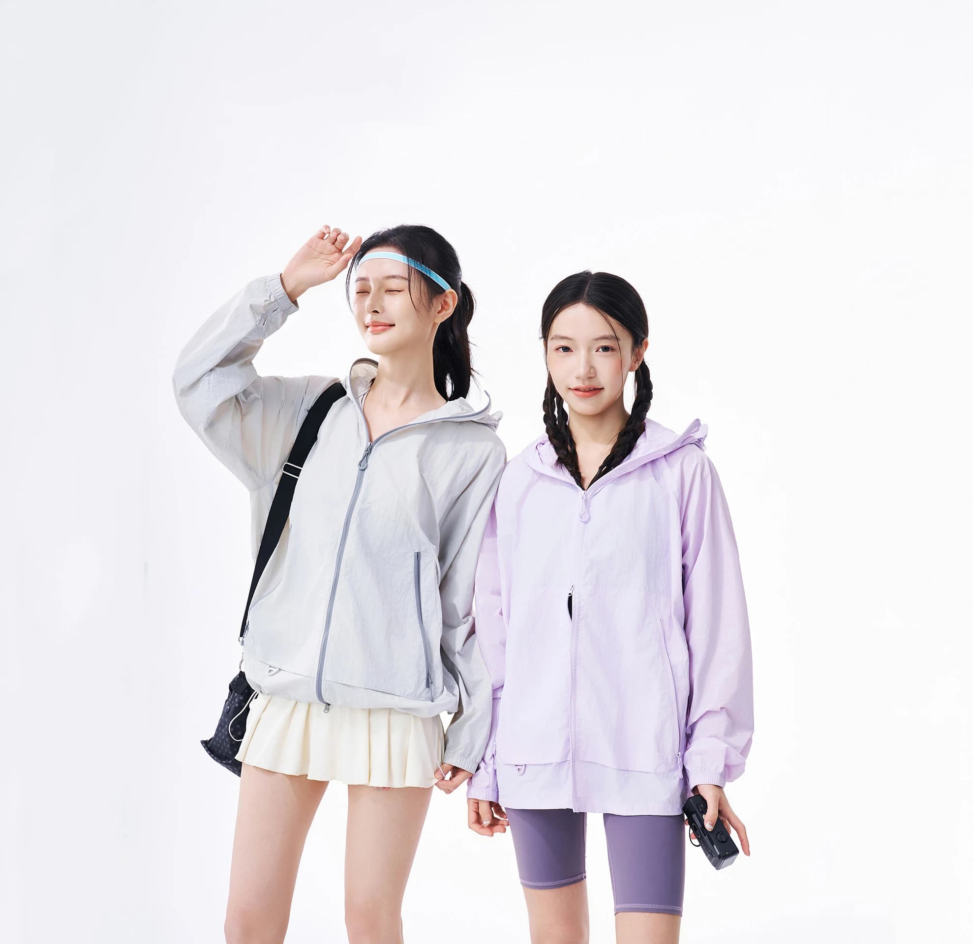Women's Solar Protective Clothing, Lightweight and Breathable Summer Jacket with Hood, UV Resistant, for Cycling and Fitness