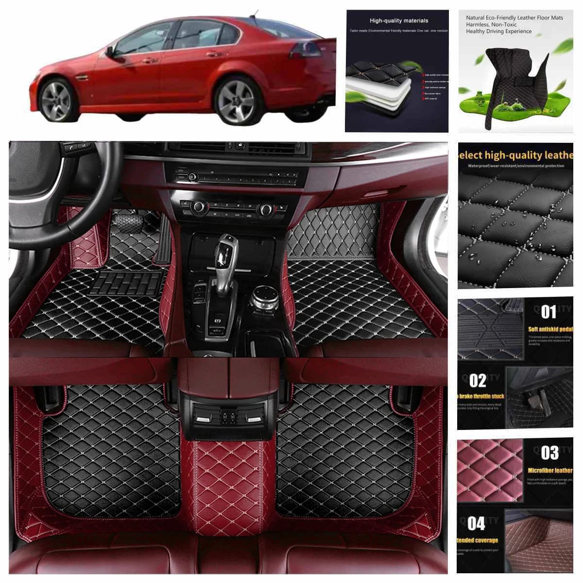 3D PU-leather Waterproof Custom Car Floor Mats For Mercedes Benz E-CLASS W211 2002-2008 E200-E500 Auto Accessorie Coche Liners