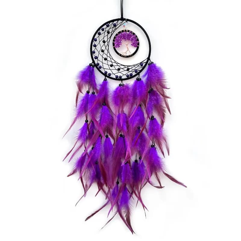 Traditional round wall decoration dream catcher
