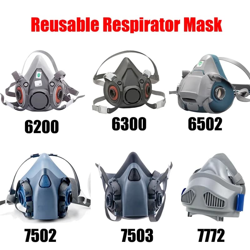 Reusable breather 6200 6300 7502 7503 6502 7772 6800 Spray spray mask Chemical polishing Welding Woodworking