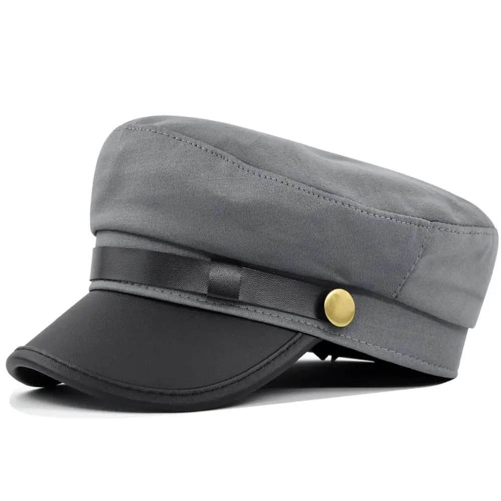 Warm Punk Autumn Winter British Style Streetwear Berets Men Sailor Caps Fishing Cap Women Captain Caps Flat Navy Hats