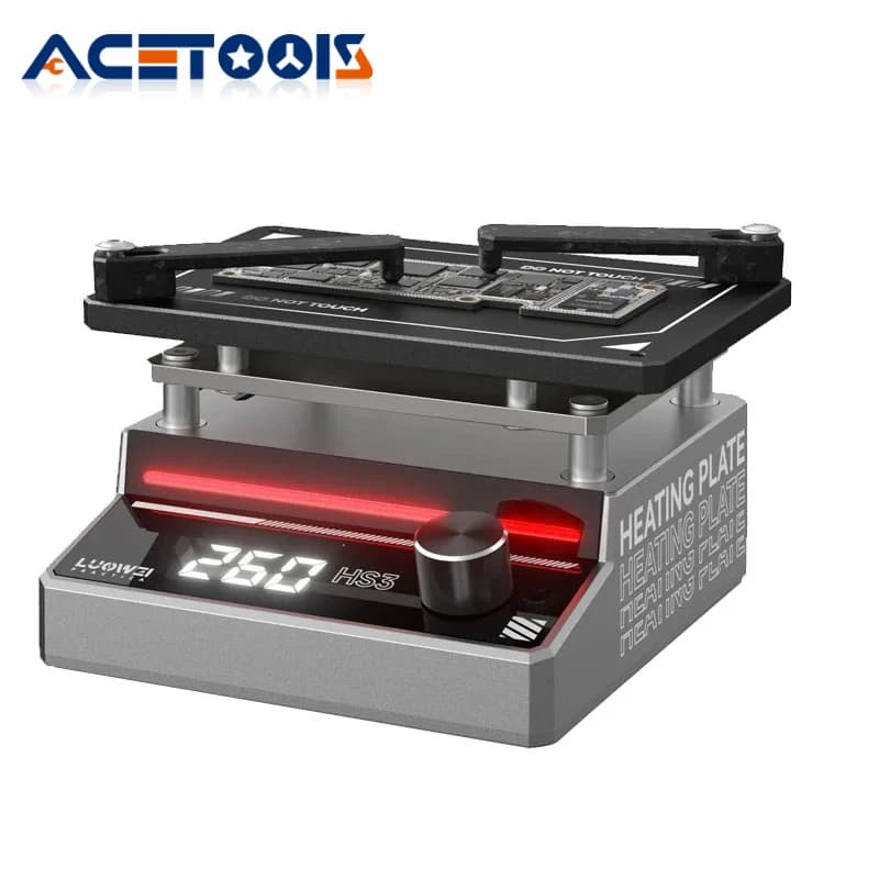 LUOWEI HS3 Stazione di preriscaldamento Piattaforma di preriscaldamento a strati termostatica per Android IPhoneX-16Pro Max Strumento di riparazione chip scheda madre