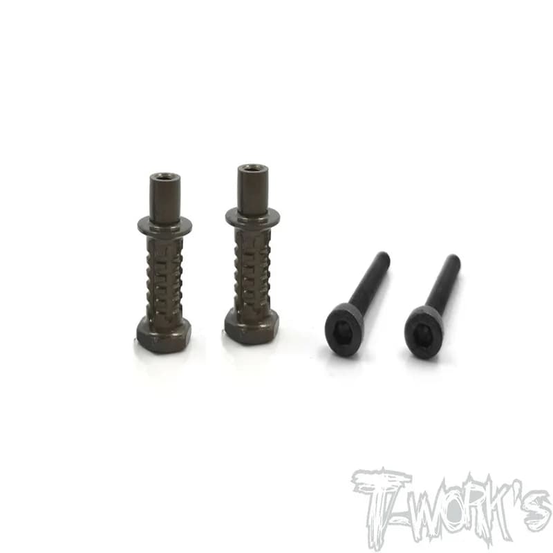 Originale T funziona TO-274-K Nero con rivestimento duro 7075-T6 Tappo ammortizzatore a membrana in alluminio (Per Kyosho MP10/MP9 TKI3/TKI4 /MP9E/MP Rc parte