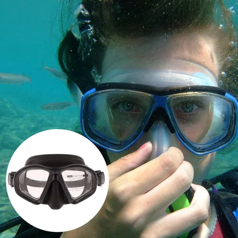 Scuba Diving Glass Scuba Nuoto Googles Tempered Glass Silicone Gonna Adult Tempered Glass Diving Glass