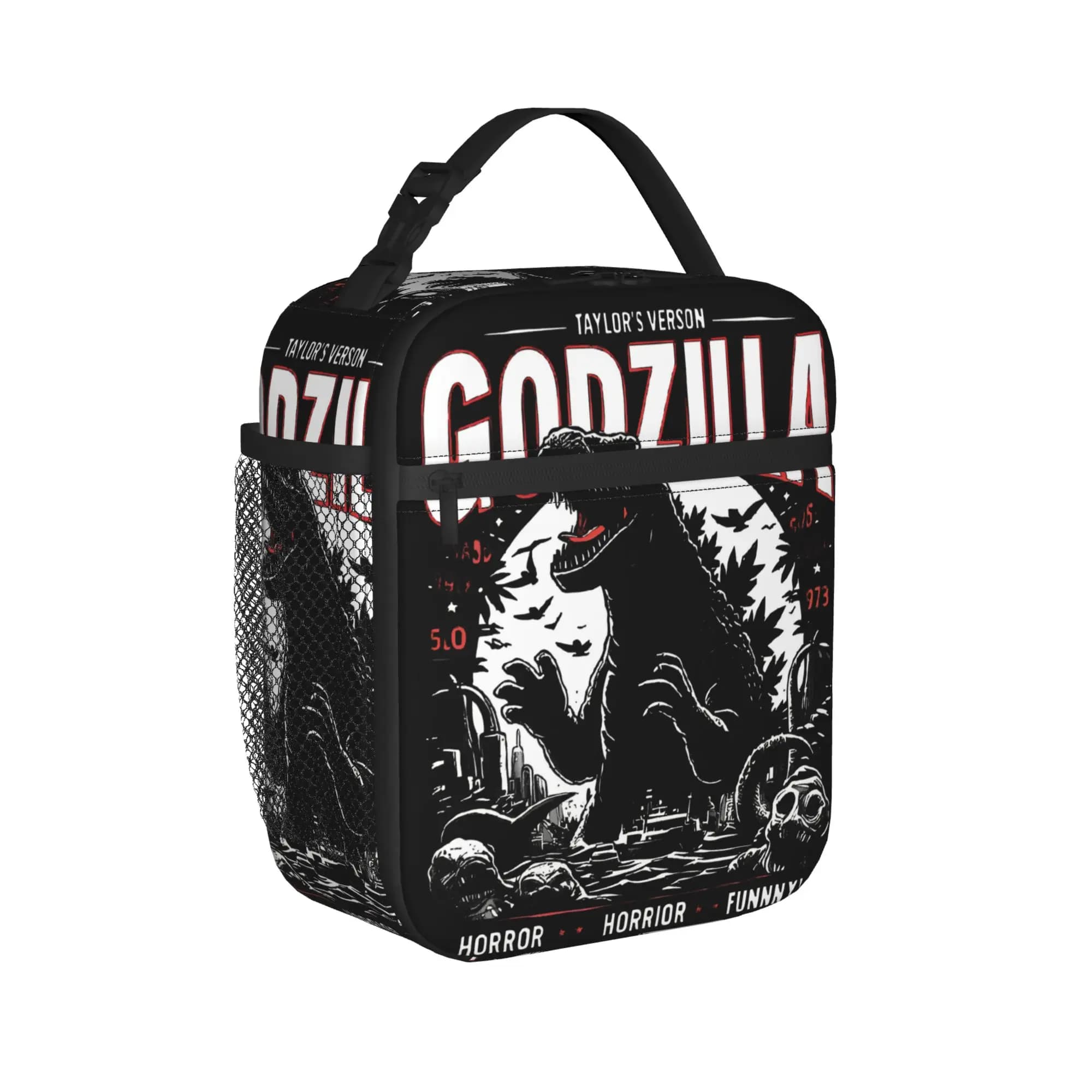 Godzillaed Anime Insulated Lunch Bags Thermal Bag Reusable,Meal Container Leakproof Lunch Box Tote for Men Women Office Outdoor