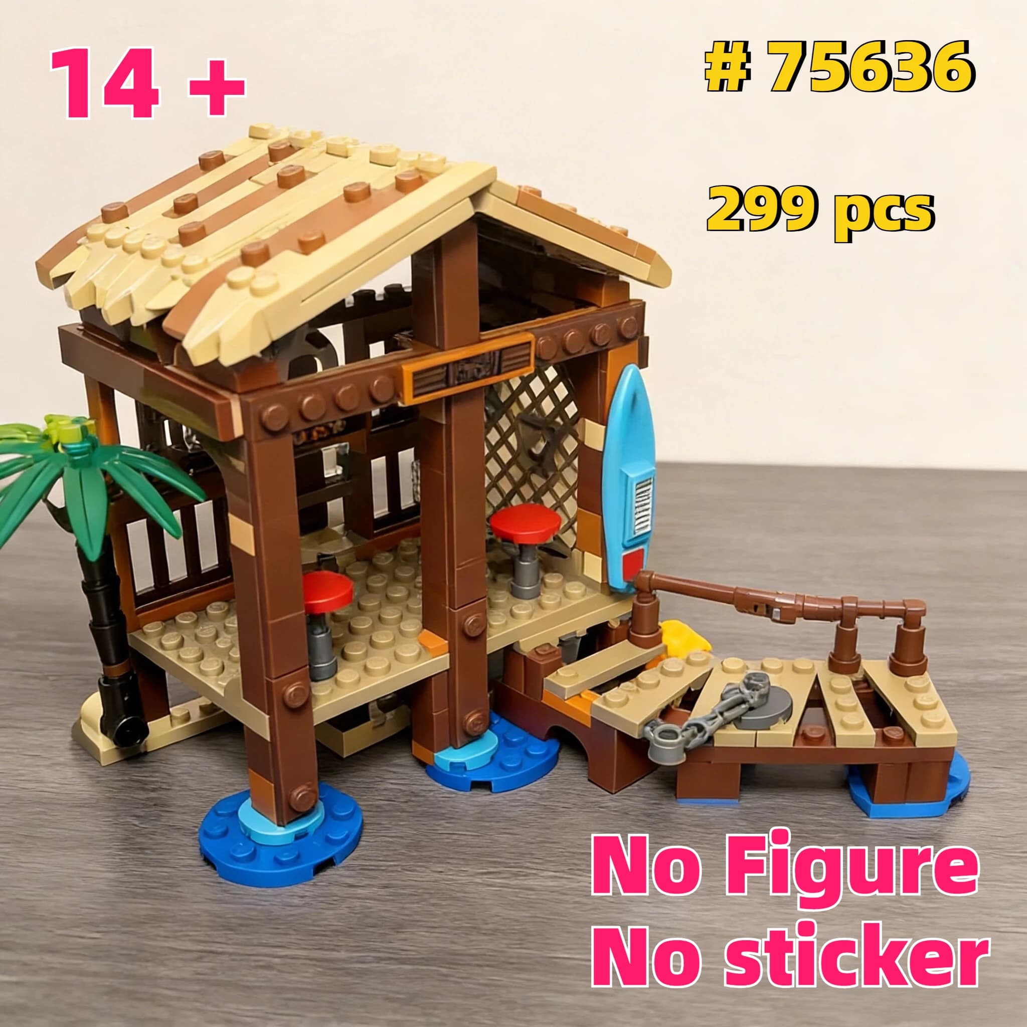 Set di blocchi da costruzione Creative Ideal Windmill House 75636, adatti per regali di compleanno, compatibili con le particelle Lego, 299 pezzi.