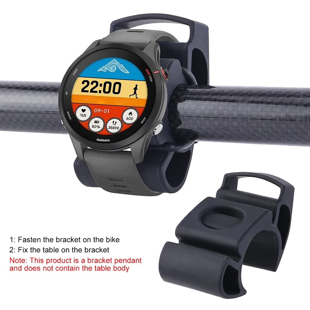 Supporto Universale per Orologio da Bicicletta, Supporto per Cardiofrequenzimetro, Porta Orologio da Manubrio per Bici, Compatibile con Orologi TOMTOM/TICWATCH/SUUNTO
