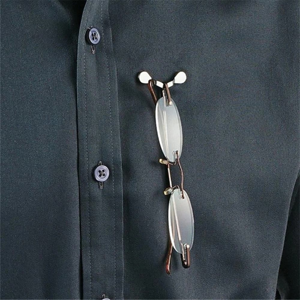 1PC Magnetic Hanging Glasses Multifunction Sunglasses Clip for Headphone Line Hook for Eyewear Buckles with Magnetic Clip for Clothes
