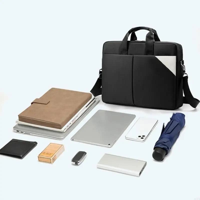 Borsa a tracolla funzionale per laptop per professionisti Borsa casual per laptop Custodia per laptop e tablet da 15 pollici