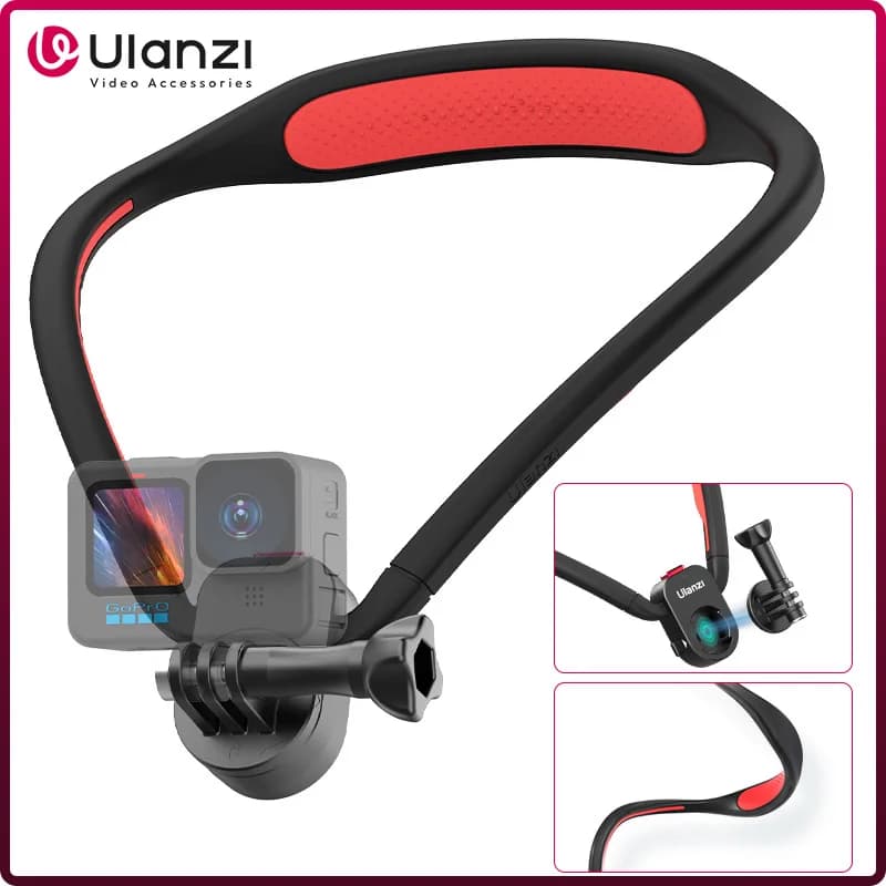 Ulanzi Go-Quick II Supporto magnetico per collo per GoPro Hero 13 12 11 10 9 8 per Insta360 DJI Osmo Action Camera Accessori