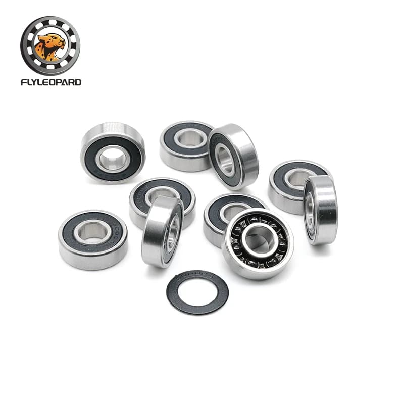 6000RS cuscinetto ceramico ibrido 10*26*8mm ABEC-7 (2 pezzi) staffe inferiori e ricambi per biciclette 6000 RS 2RS Si3N4 cuscinetti a sfera