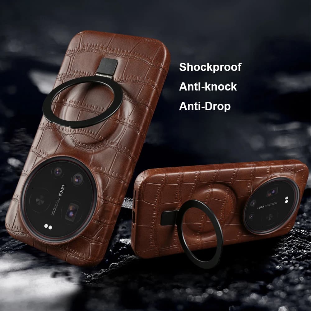 Custodia in pelle con supporto magnetico per Xiaomi 17 Pro Max 15 15S 15T 14 Pro Ultra 14T 13 13T 12 S 12T 12X Pro 11 11T