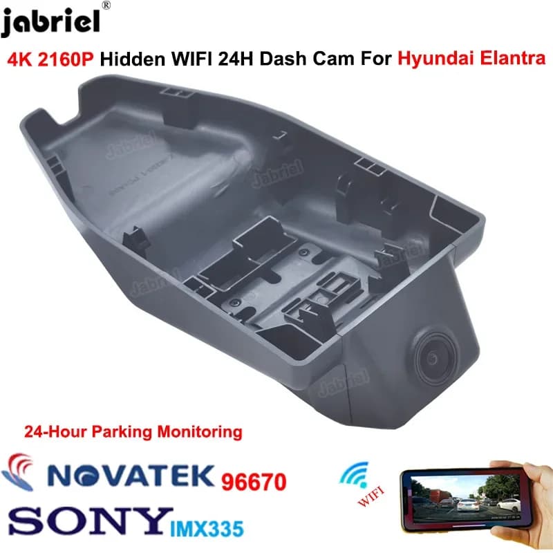 Car Wifi 4K Dash Cam Car Dvr 2160P Drving Recorder Novatek 96670 For Hyundai Sonata dn8 for Hyundai Lafesta 2020 2021